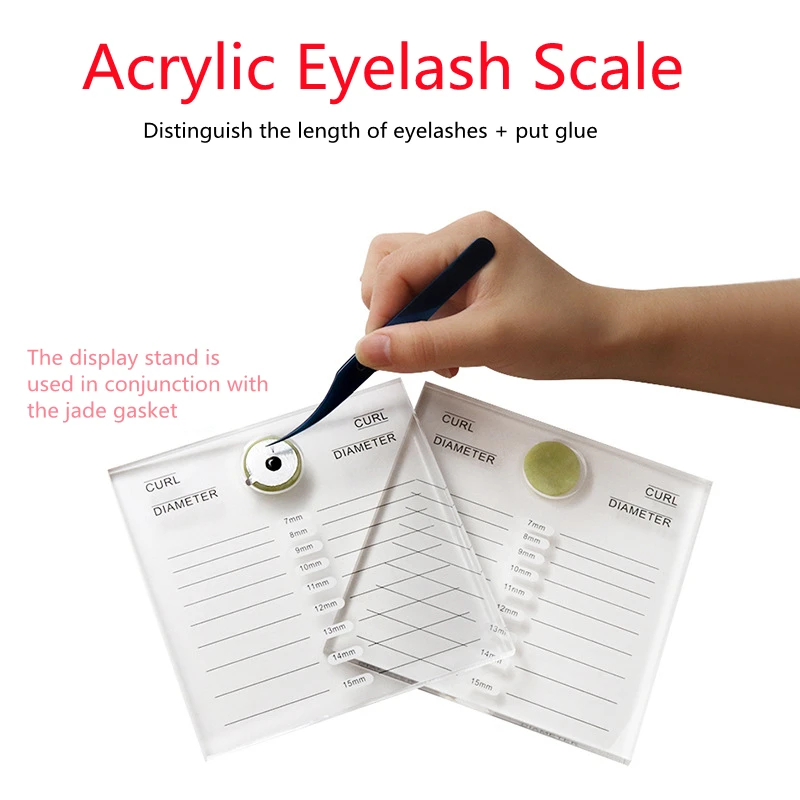Eyelash Extension Menu - Funmix Grafting Eyelash Scale Plate Acrylic