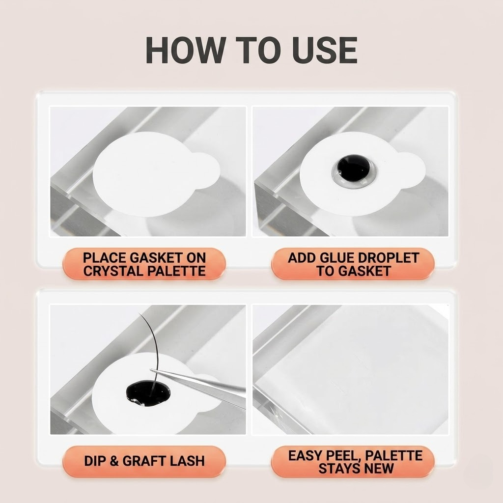 100 stickers/5 sheets Eyelash  – Eyelash Extension Menu recenzja i cena
