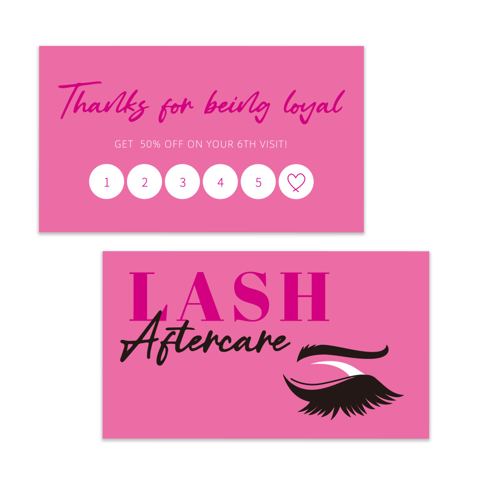 50pcs Shining Eyelash Business – Eyelash Extension Menu recenzja i cena
