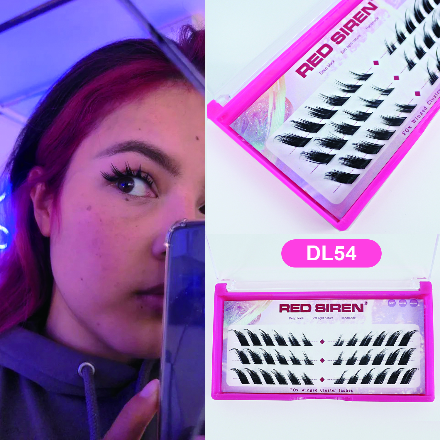 Left/Right Cat Eye Eyelash Ext – Eyelash Extension Fox Eye recenzja i cena