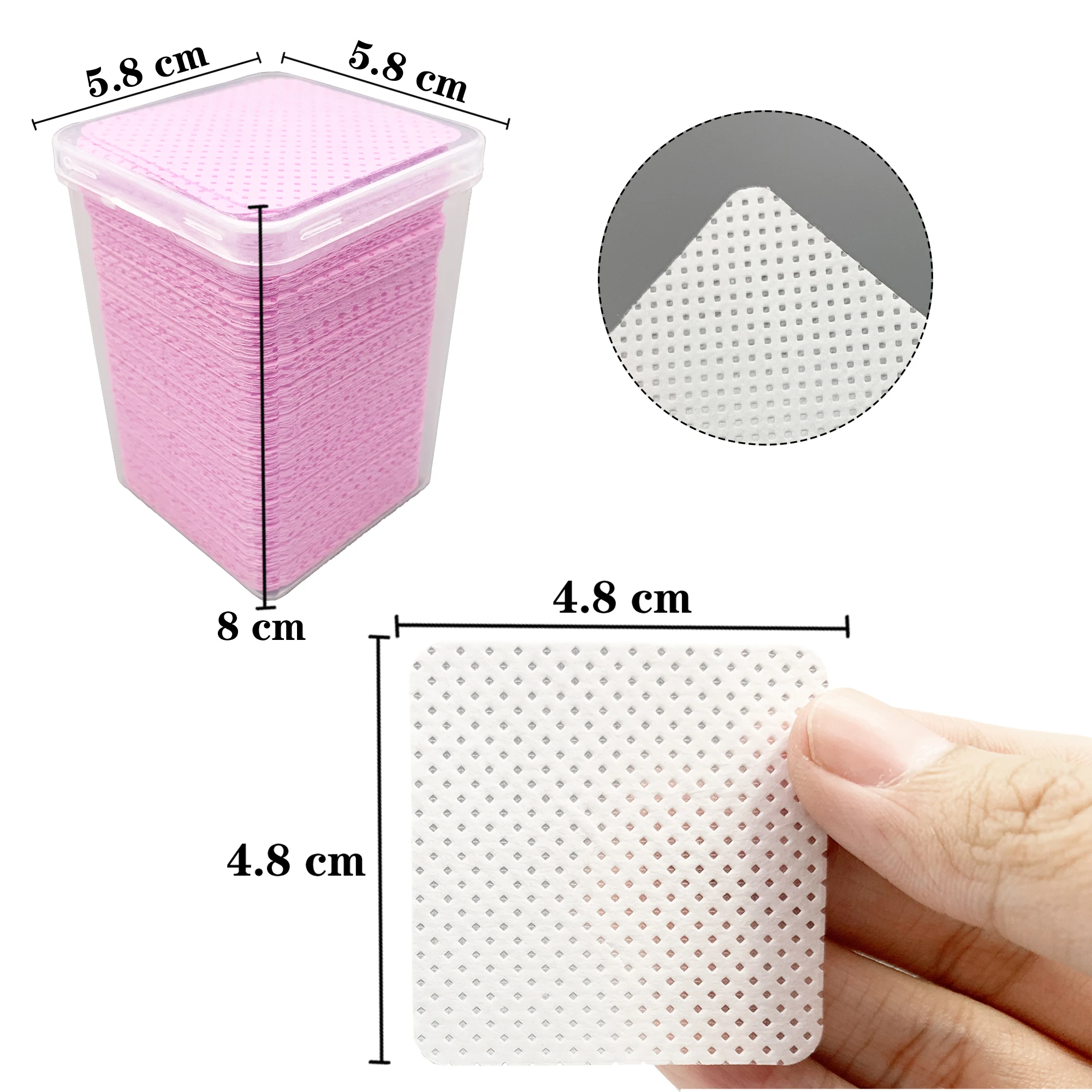 200Pcs/Box Lint Free Nail Wipe – Eyelash Extension Remover Gel recenzja i cena