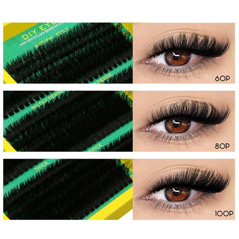1 Set 3D Faux Mink Cluster Las – Faux Mink Lash recenzja i cena