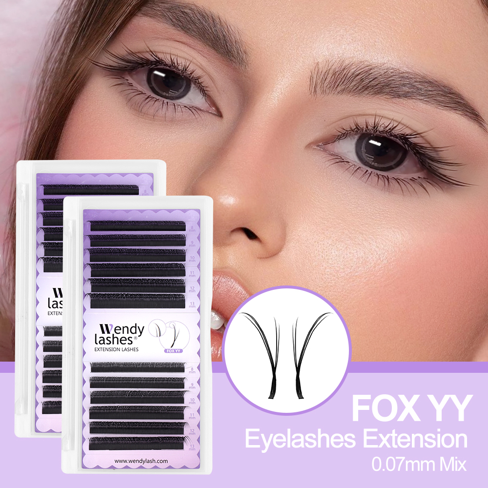 Wendy Lashes 12 Rows Fox Eyes  – Eyelash Extension Fox Eye recenzja i cena