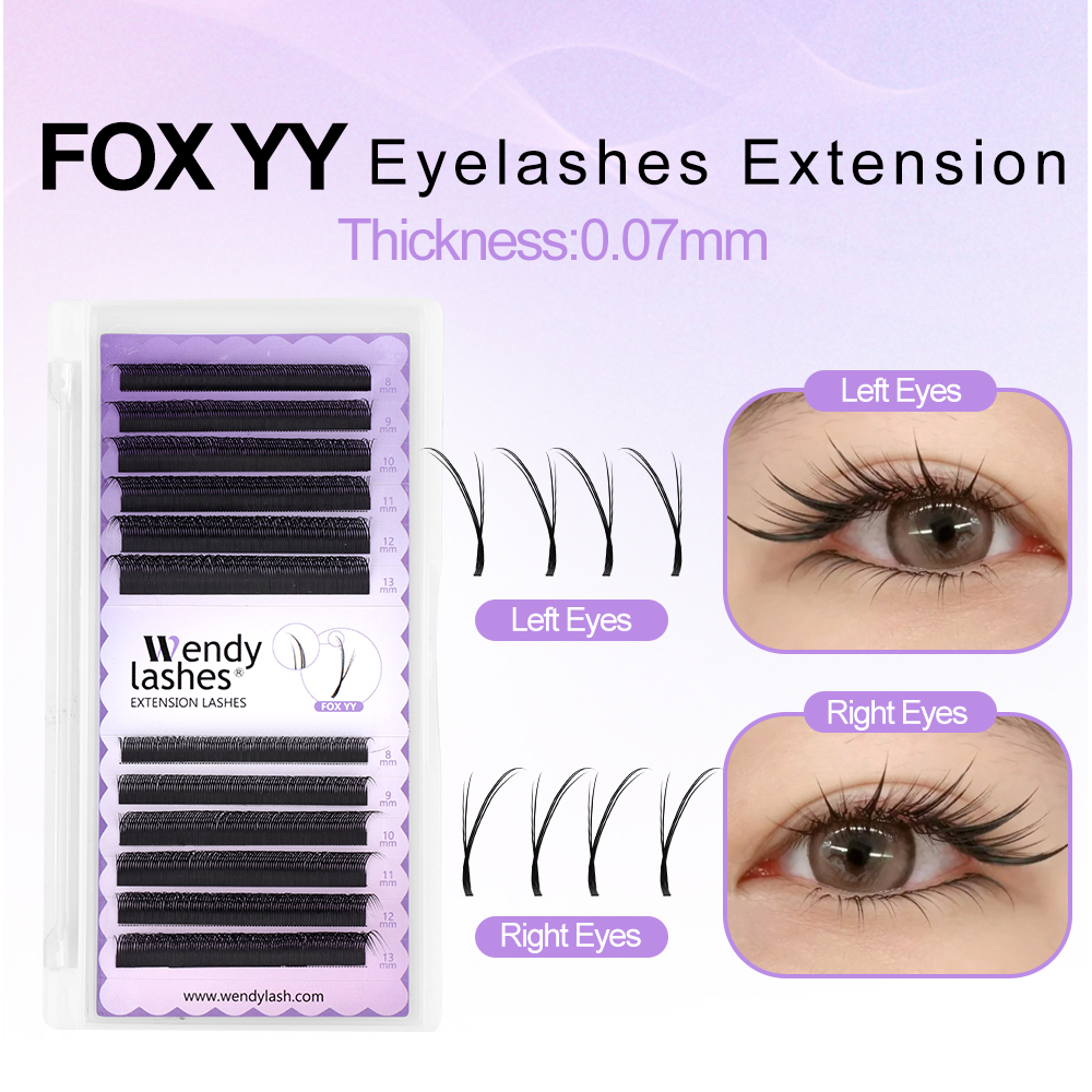 Wendy Lashes 12 Rows Fox Eyes  – Eyelash Extension Fox Eye recenzja i cena