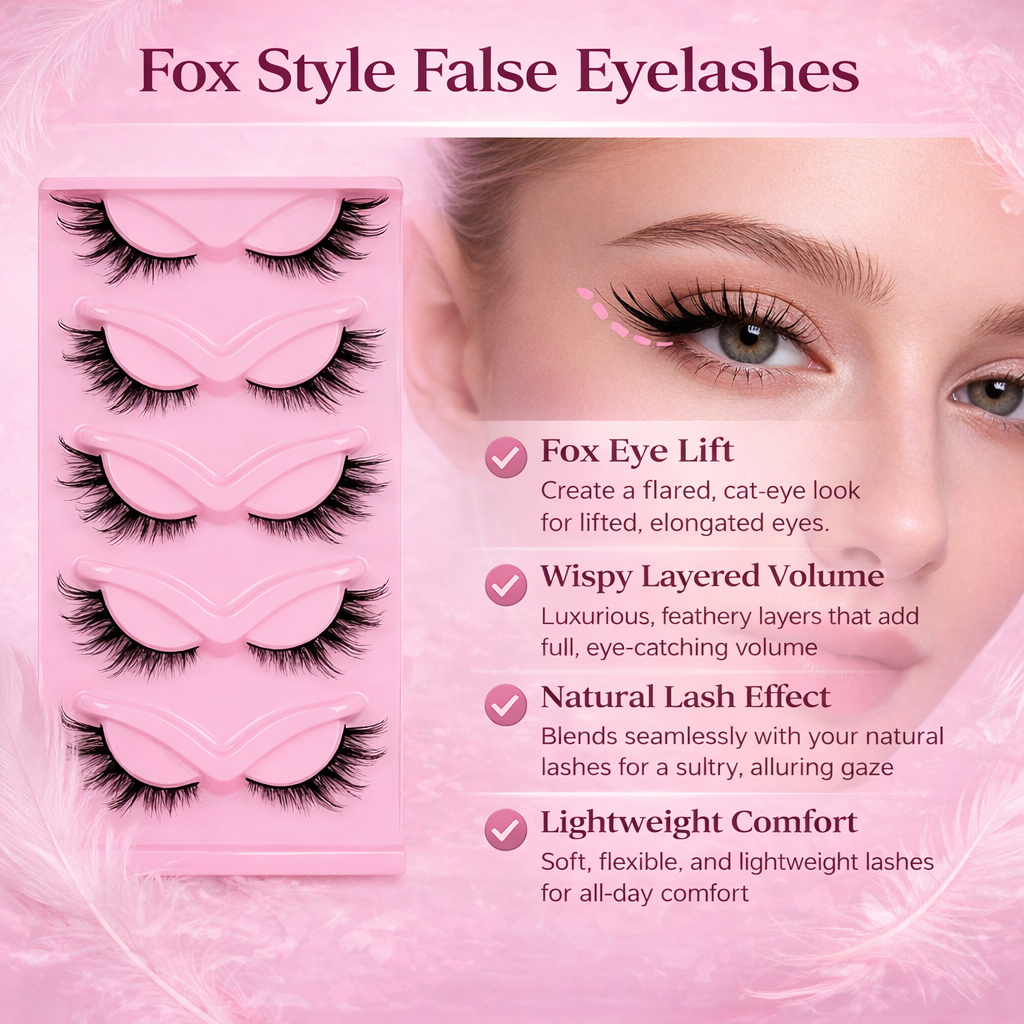 DIY Fox Eye Wispy False Eyelas – Eyelash Extension Fox Eye recenzja i cena