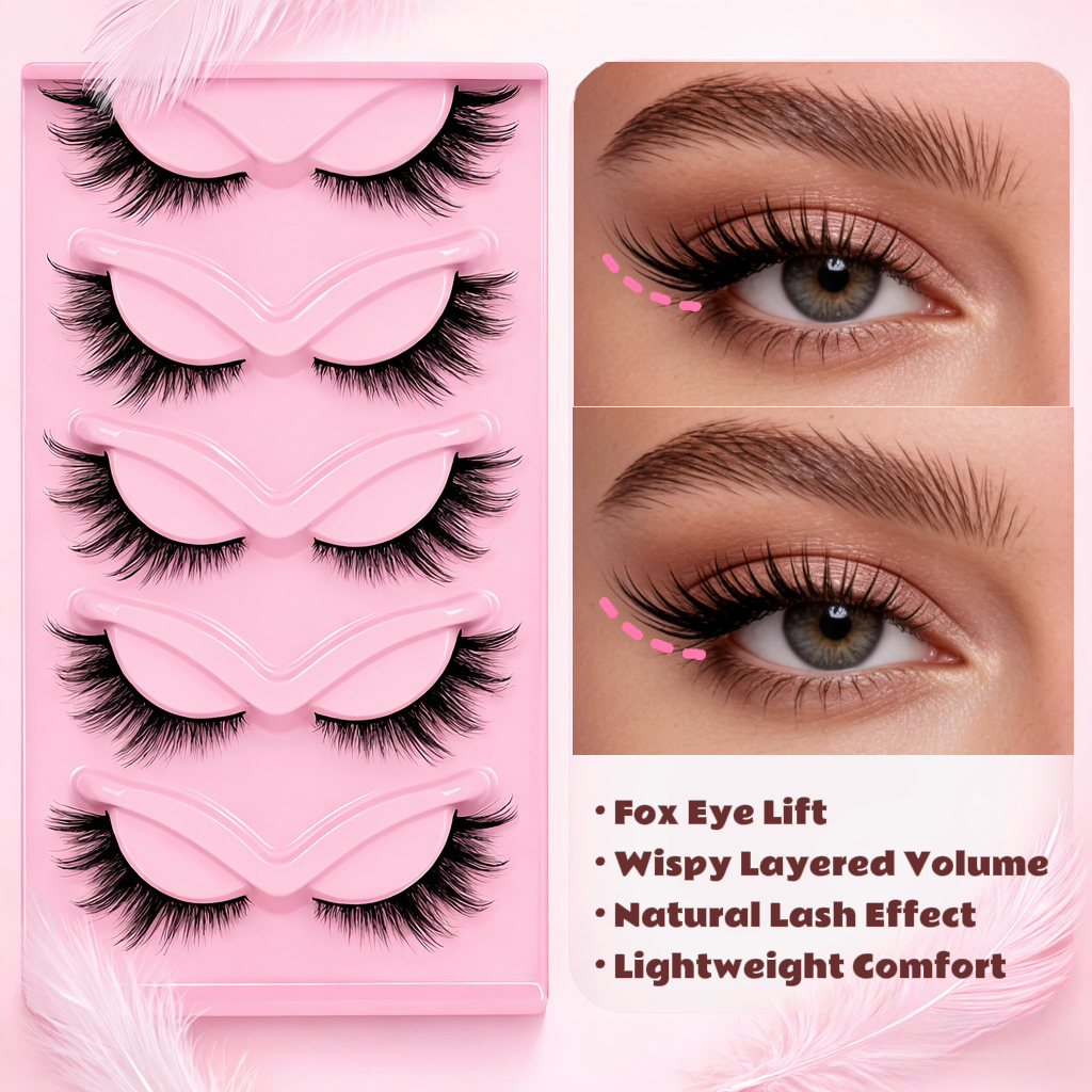 DIY Fox Eye Wispy False Eyelas – Eyelash Extension Fox Eye recenzja i cena