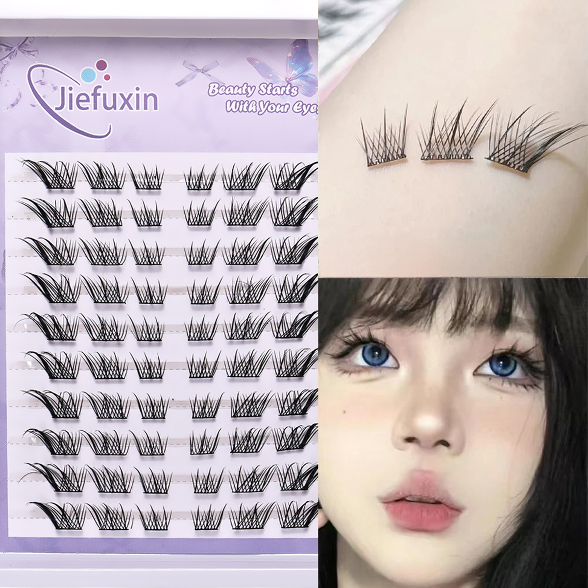 10Rows Fox Eye Effect Fluffy F – Eyelash Extension Fox Eye recenzja i cena