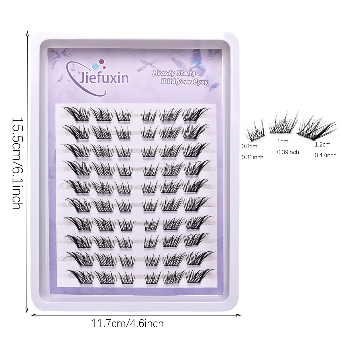 10Rows Fox Eye Effect Fluffy F – Eyelash Extension Fox Eye recenzja i cena