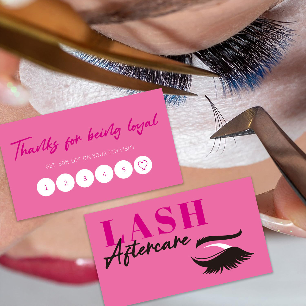 50pcs Shining Eyelash Business – Eyelash Extension Menu recenzja i cena