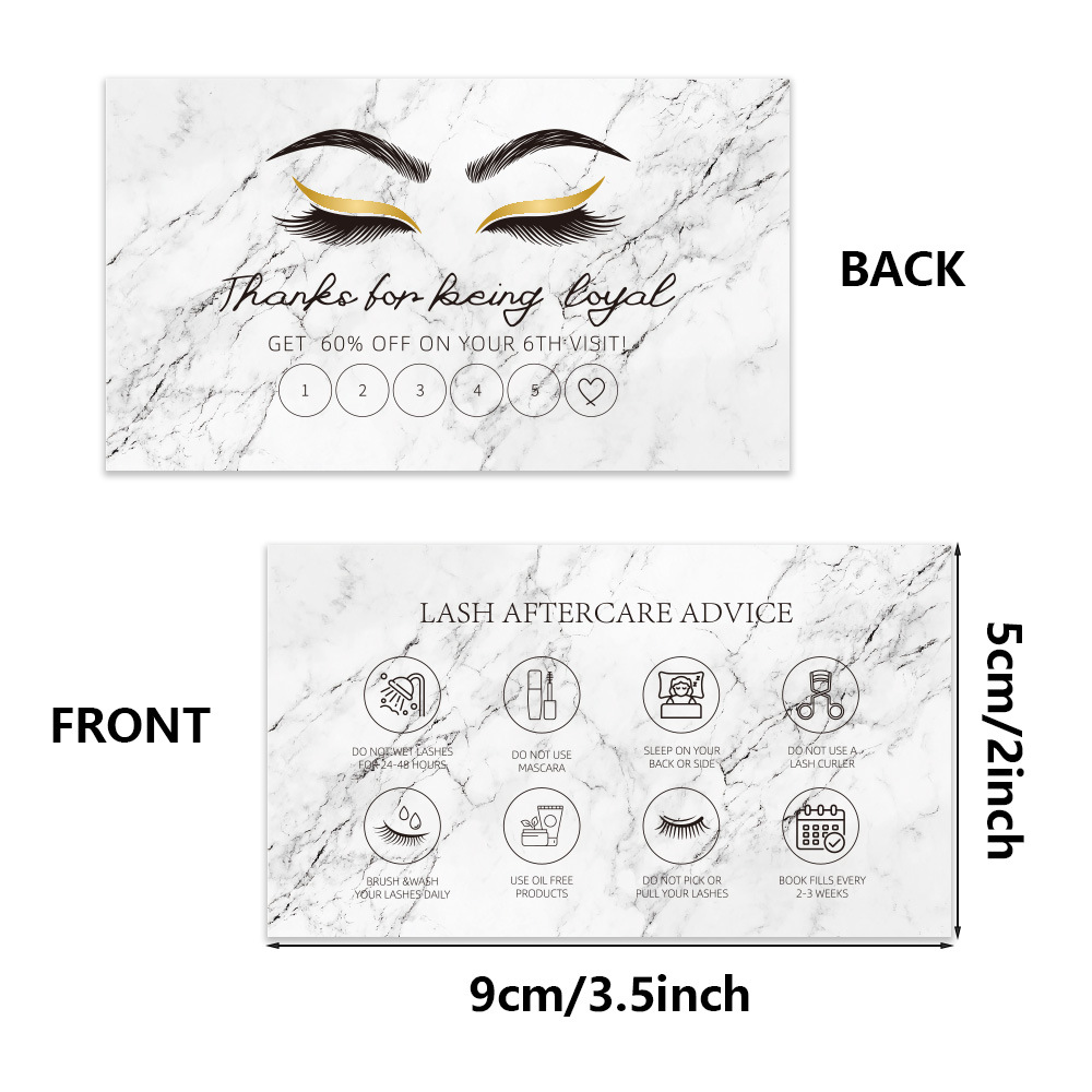 50pcs Shining Eyelash Business – Eyelash Extension Menu recenzja i cena