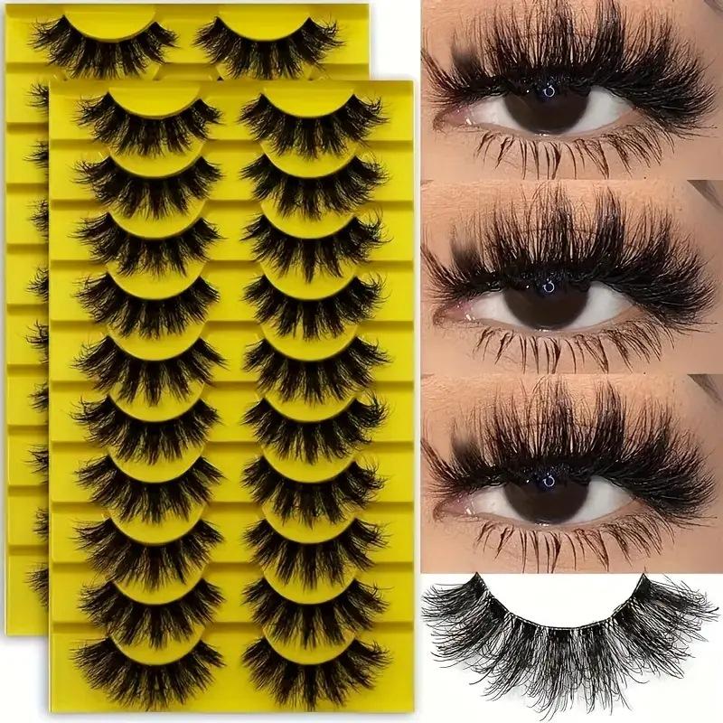 10 Pairs Eye Eyelashes 5D Fluf – Faux Mink Lash recenzja i cena