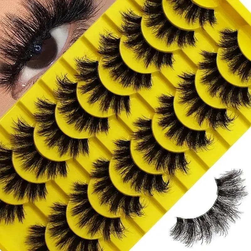 10 Pairs Eye Eyelashes 5D Fluf – Faux Mink Lash recenzja i cena