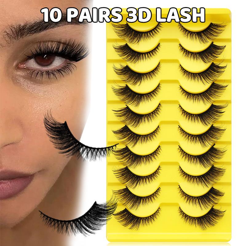 10 Pairs Eye Eyelashes 5D Fluf – Faux Mink Lash recenzja i cena