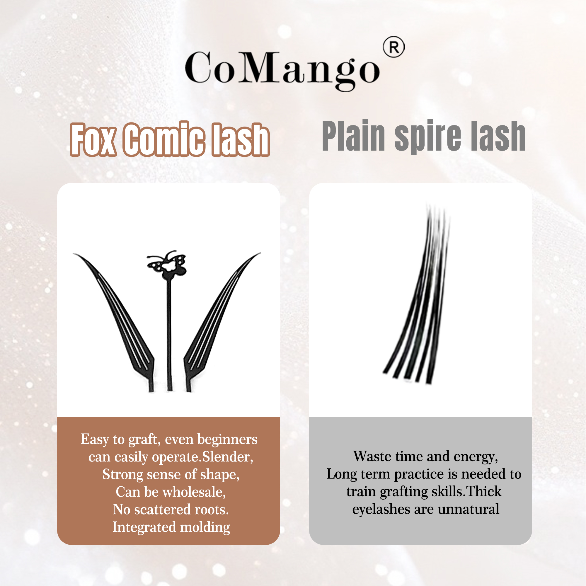 Fox Comic Spire Eye Lashes Ext – Eyelash Extension Fox Eye recenzja i cena