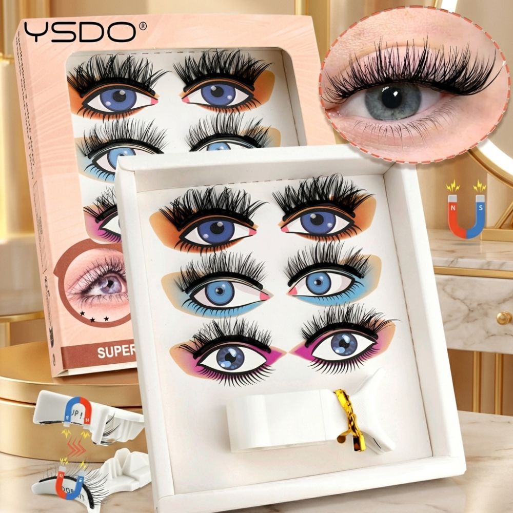 3 Pairs New YSDO Magnetic Lash – Faux Mink Lash recenzja i cena