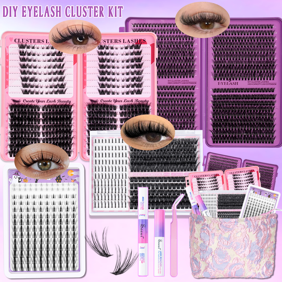 DIY Cluster Lashes Kit Individ – Faux Mink Lash recenzja i cena