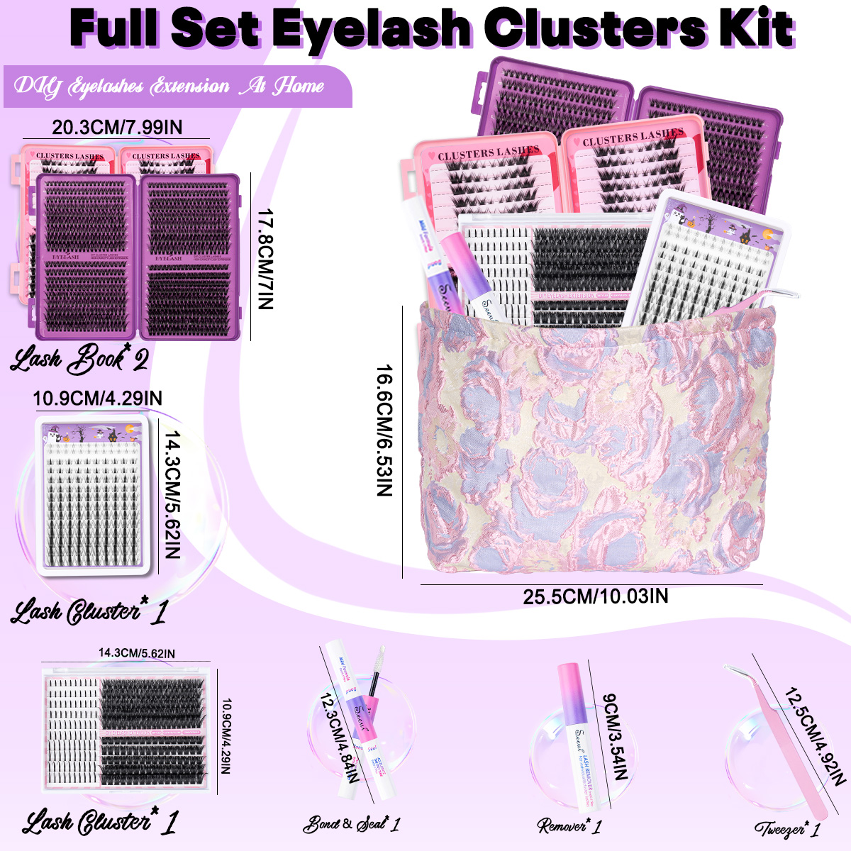 DIY Cluster Lashes Kit Individ – Faux Mink Lash recenzja i cena