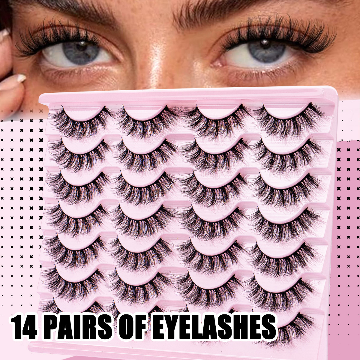 Cat Eye Lashes Faux Mink Eyela – Eyelash Extension Cat Eye Wispy recenzja i cena