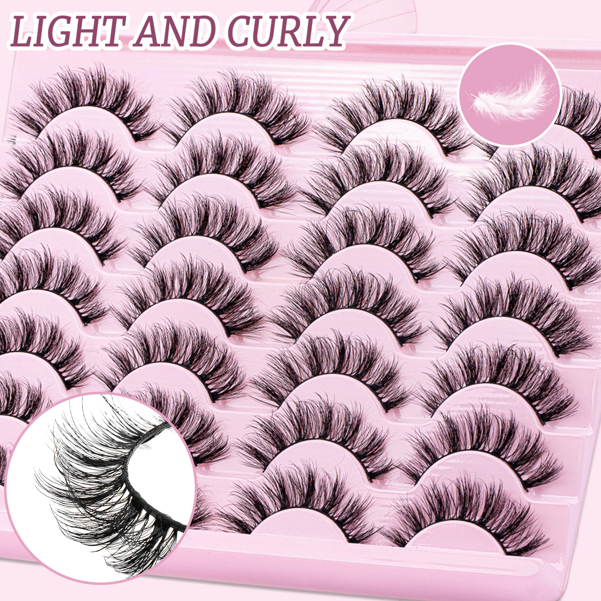 Cat Eye Lashes Faux Mink Eyela – Eyelash Extension Cat Eye Wispy recenzja i cena