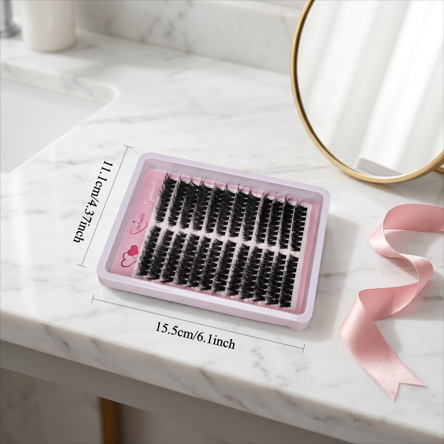 Fluffy Volume Cluster Lashes C – Eyelash Extension Cat Eye Wispy recenzja i cena