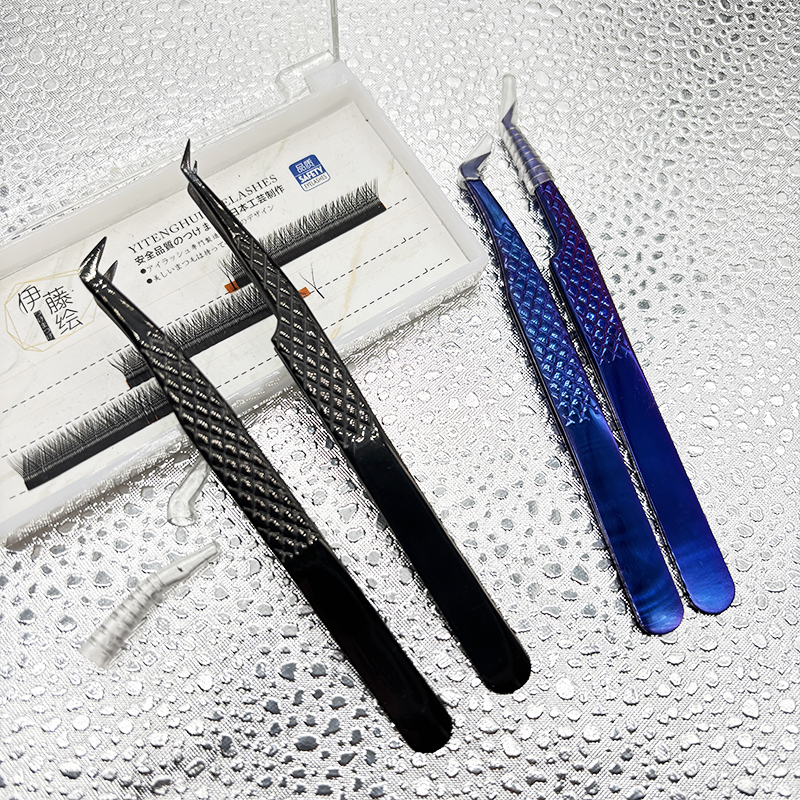 2pcs/set False Lash Tweezers F – Mega Volume Lash recenzja i cena