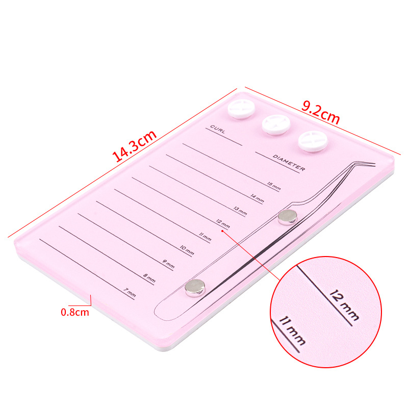 Acrylic Eyelash Holder Magneti – Eyelash Extension Menu recenzja i cena