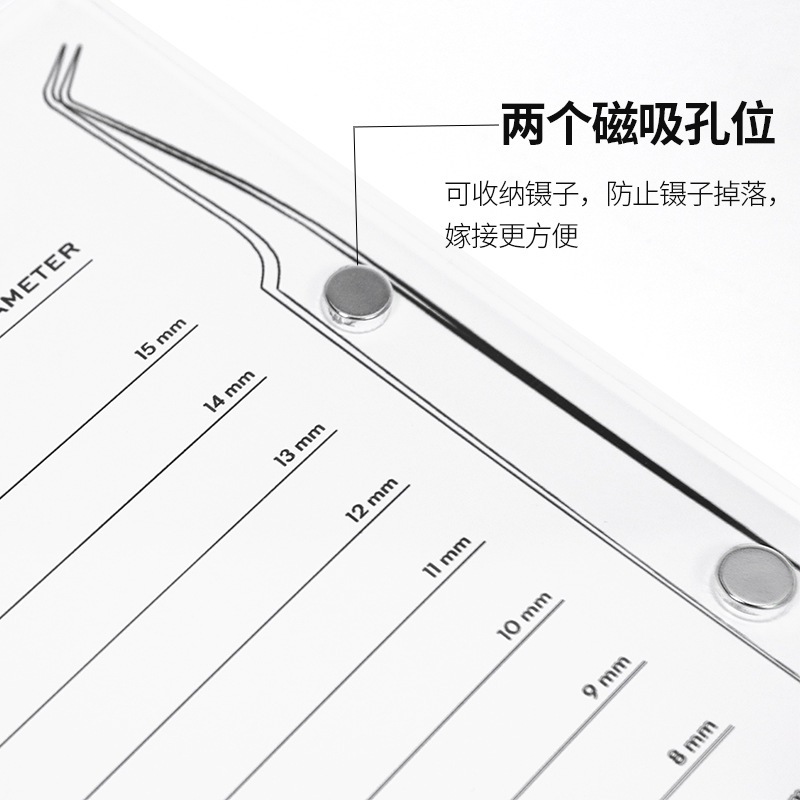 Acrylic Eyelash Holder Magneti – Eyelash Extension Menu recenzja i cena