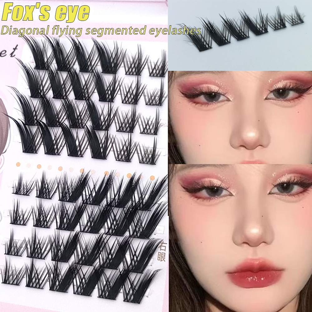 8Rows 3D Fluffy Single Cluster – Eyelash Extension Fox Eye recenzja i cena