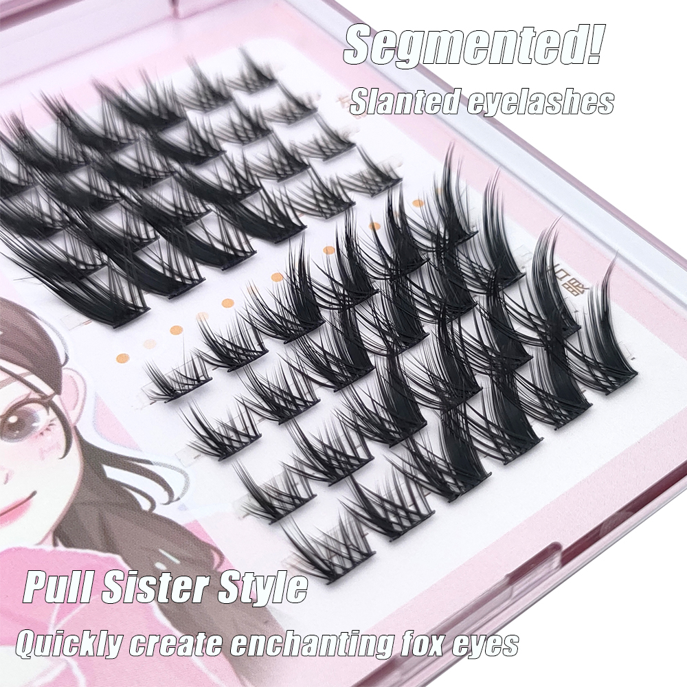 8Rows 3D Fluffy Single Cluster – Eyelash Extension Fox Eye recenzja i cena