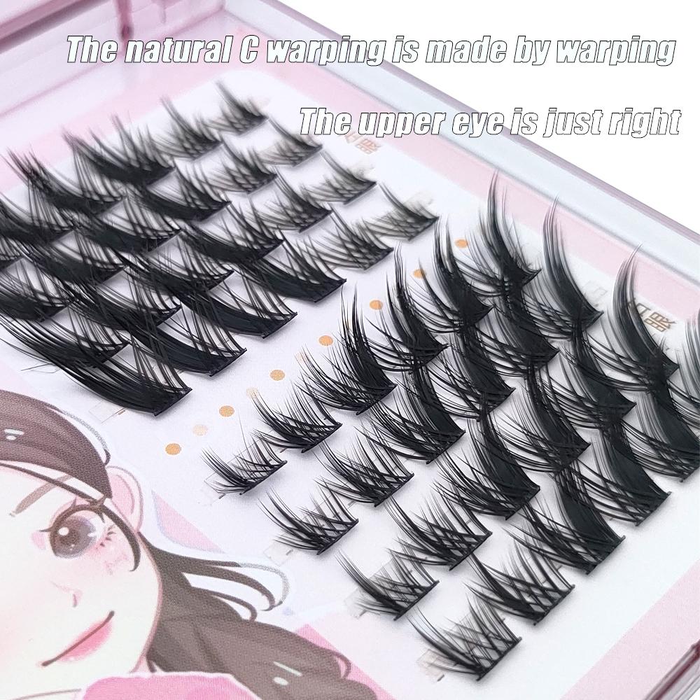 8Rows 3D Fluffy Single Cluster – Eyelash Extension Fox Eye recenzja i cena