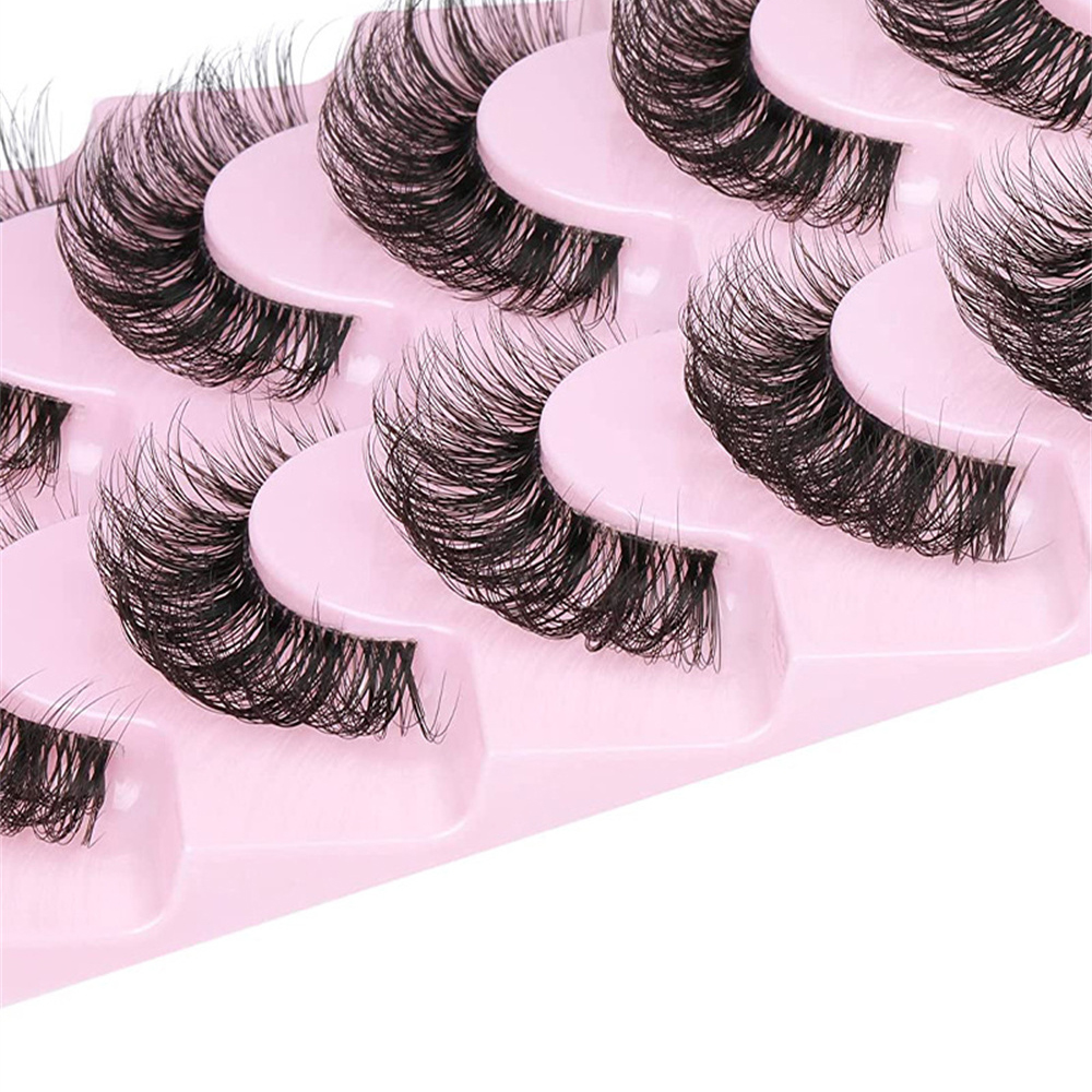 10 Pairs False Eyelashes 6D Su – Eyelash Extension Cat Eye Wispy recenzja i cena