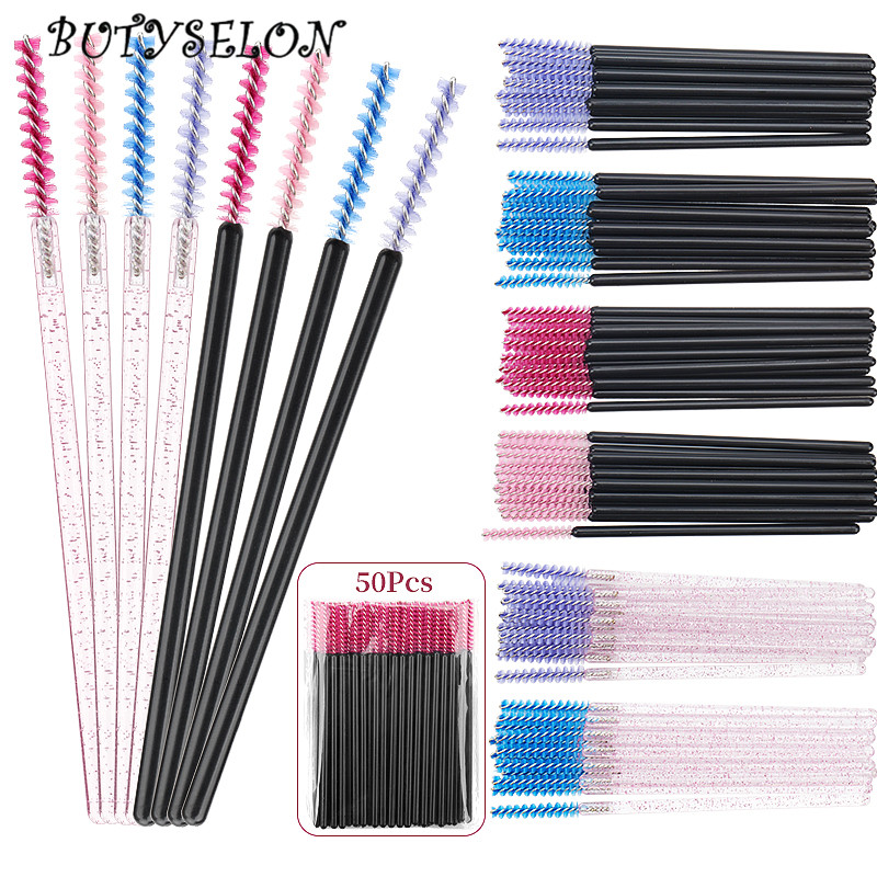 50pcs Disposable Eyelash Brush – Micro Brush Applicator recenzja i cena