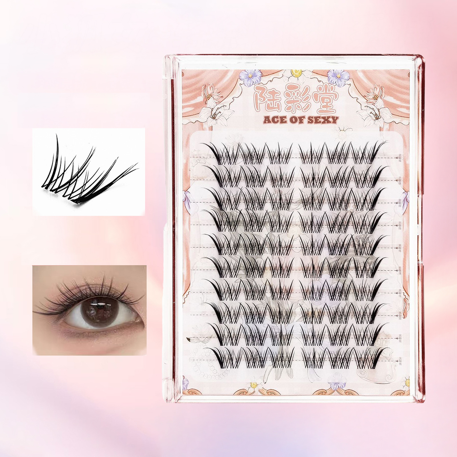 Fox-eye Fairy False Eyelashes  – Eyelash Extension Fox Eye recenzja i cena