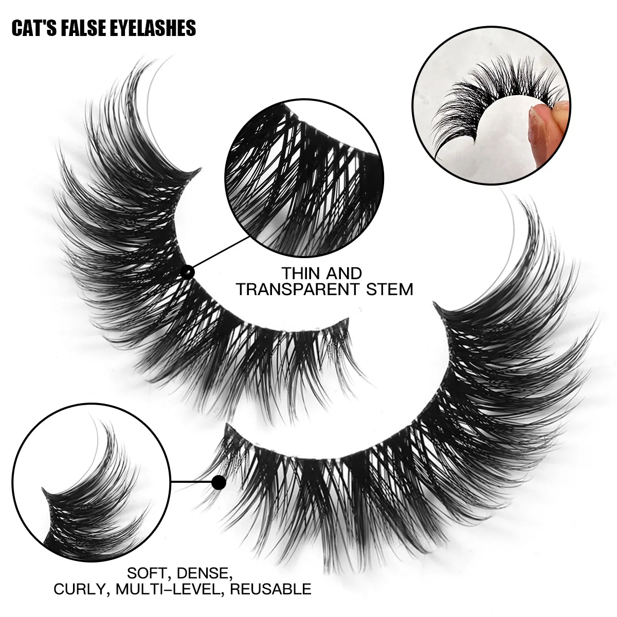 New Transparent Terrier Fox Ey – Eyelash Extension Fox Eye recenzja i cena