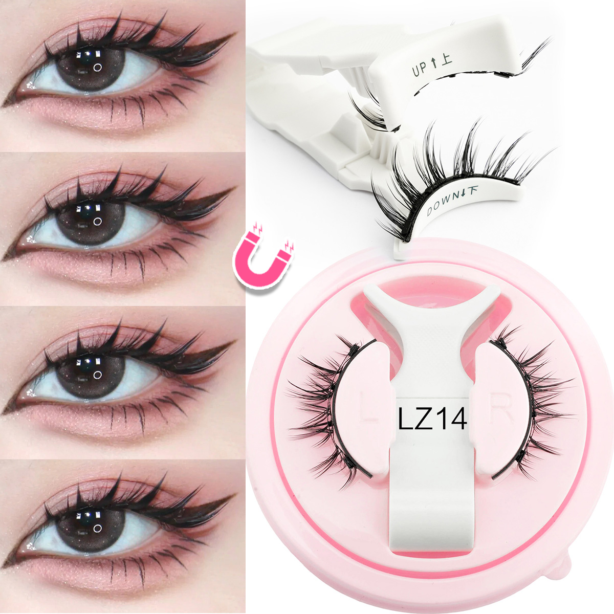 New 1 Pair Magnetic Eyelashes  – Faux Mink Lash recenzja i cena