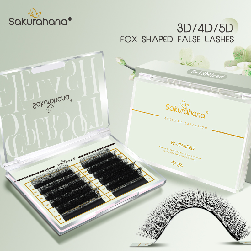 SAKURAHANA Fox 3D 4D 5D Shaped – Eyelash Extension Fox Eye recenzja i cena