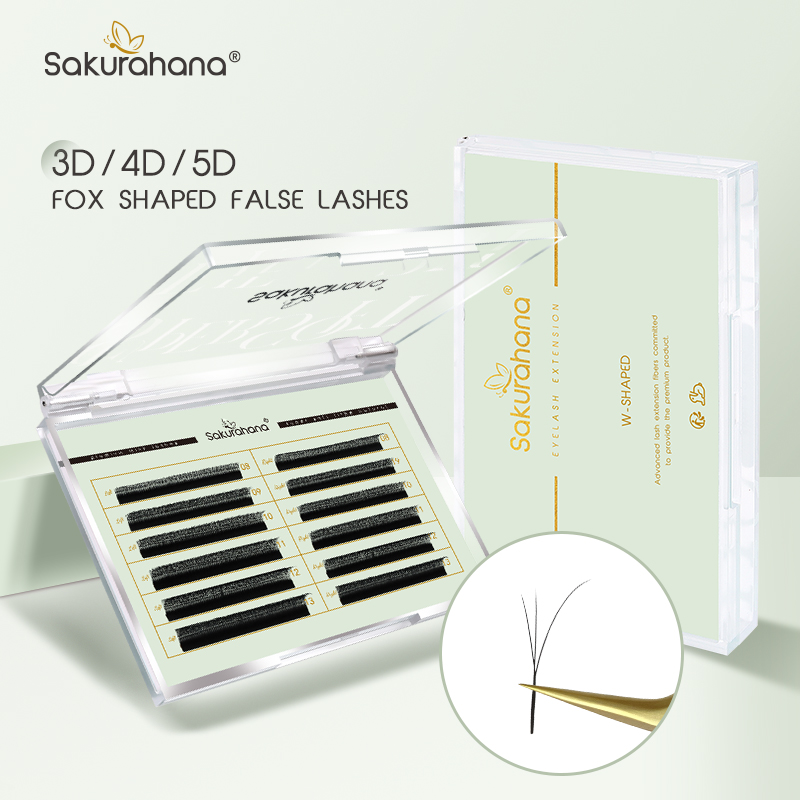 SAKURAHANA Fox 3D 4D 5D Shaped – Eyelash Extension Fox Eye recenzja i cena