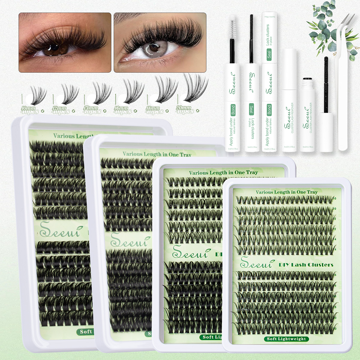 Cluster Lashes Kit Individual  – Faux Mink Lash recenzja i cena
