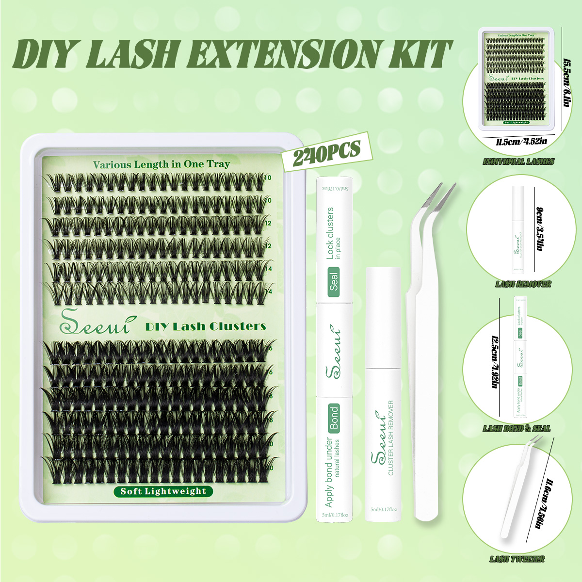 Cluster Lashes Kit Individual  – Faux Mink Lash recenzja i cena