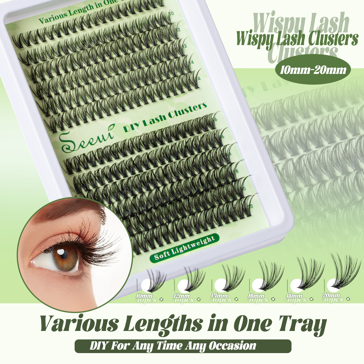 Cluster Lashes Kit Individual  – Faux Mink Lash recenzja i cena