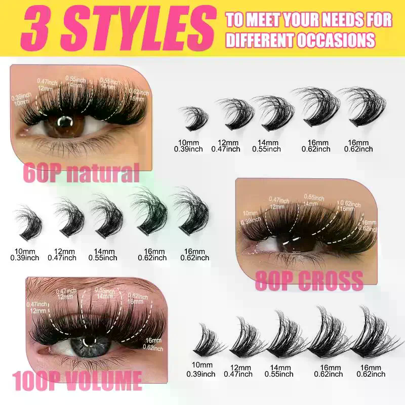 Cluster Lashes Kit Individual  – Faux Mink Lash recenzja i cena