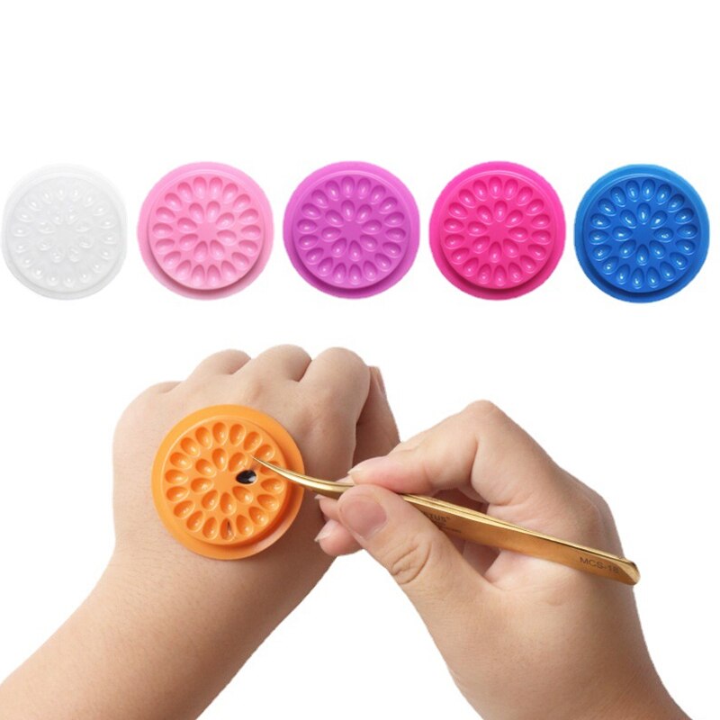 100pcs Eyelash Glue Holder Eye – Eyelash Extension Guide recenzja i cena