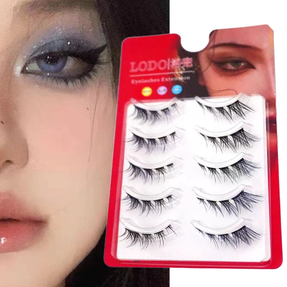 5 Pairs Fake Eyelashes Natural – Eyelash Extension Fox Eye recenzja i cena