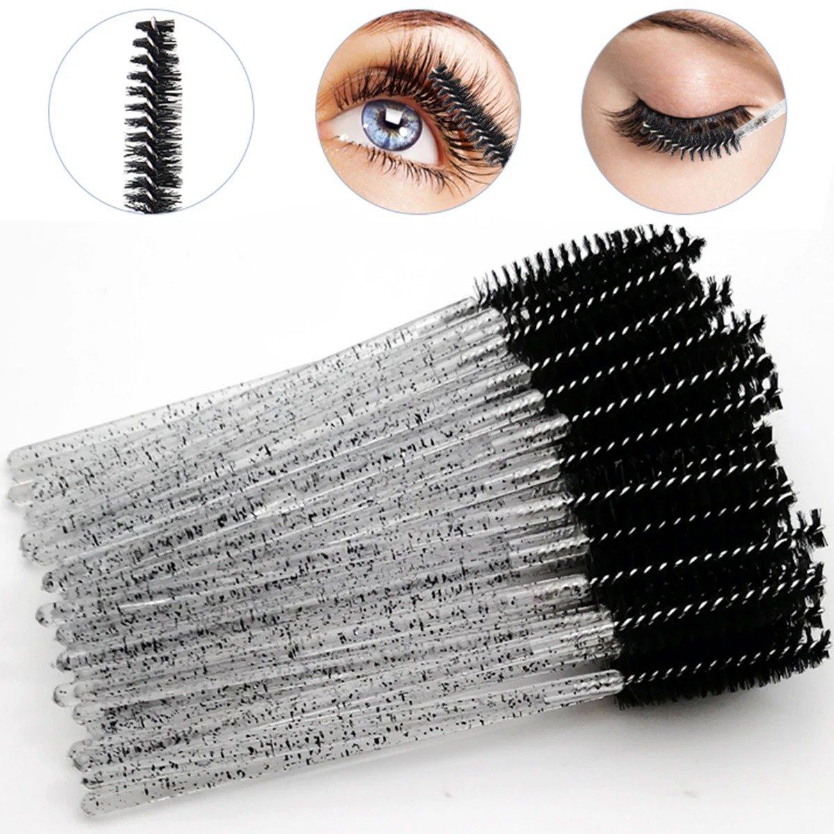 Wholesale 100PCS Mascara Spool – Eyelash Extension Guide recenzja i cena