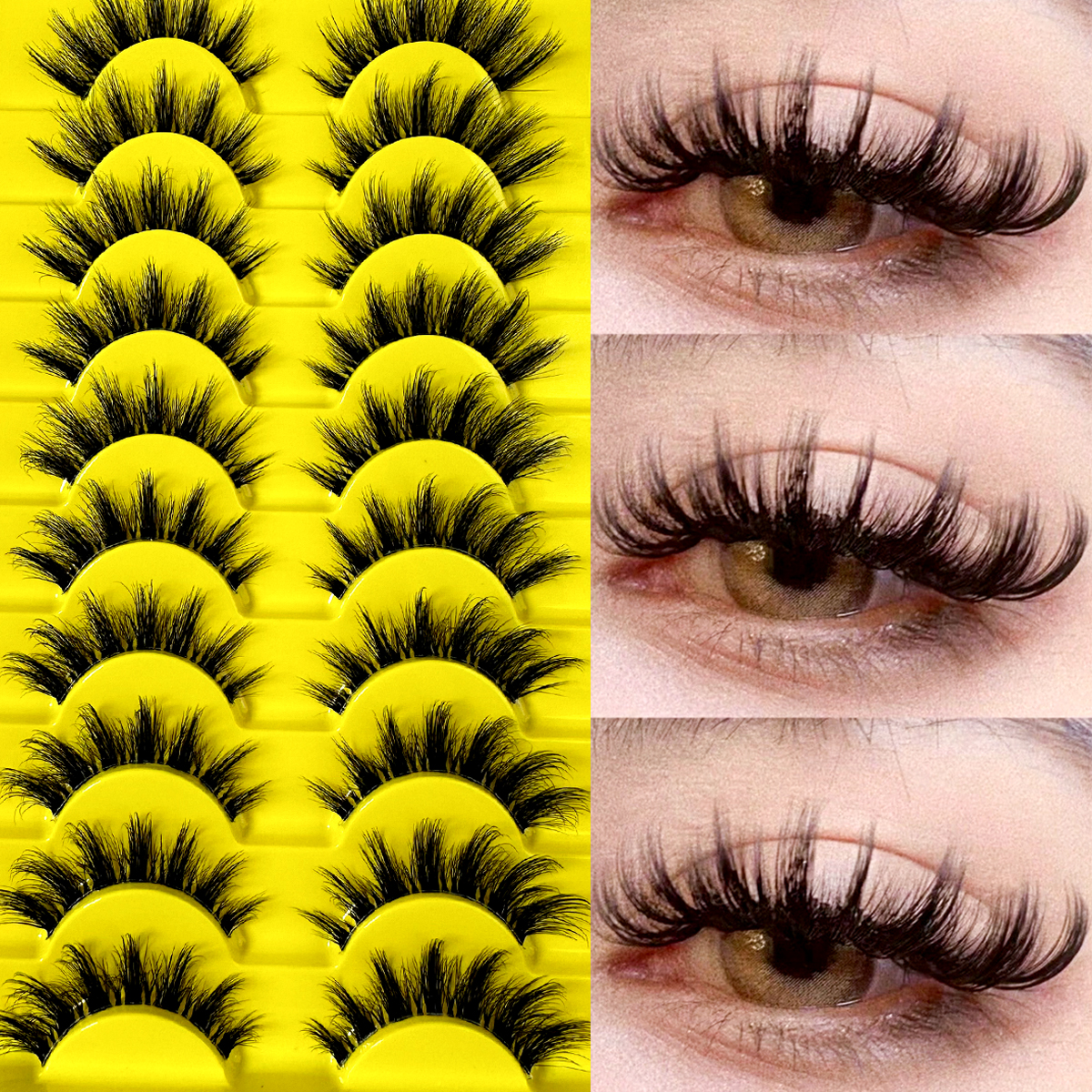 10 Pairs Cat Eye Lashes Natura – Eyelash Extension Cat Eye Wispy recenzja i cena