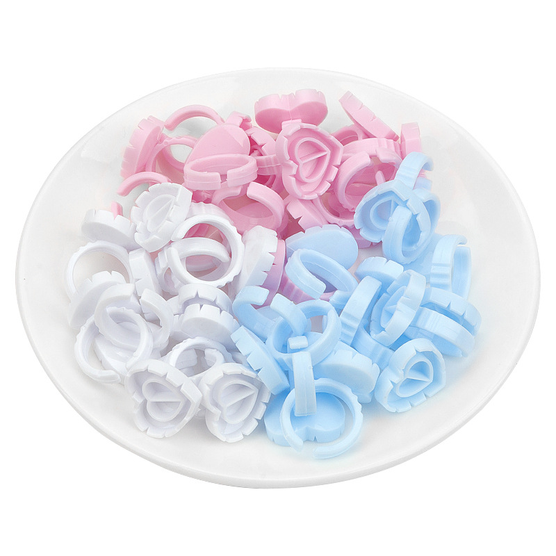 100 PCS Disposable Heart-shape – Eyelash Extension Guide recenzja i cena