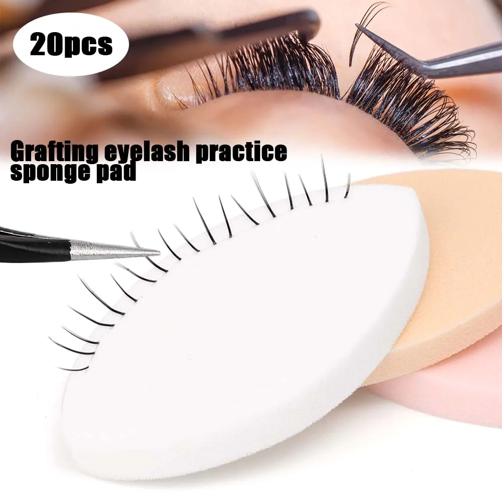Soft Sponge False Eyelash Pads – Eyelash Extension Menu recenzja i cena