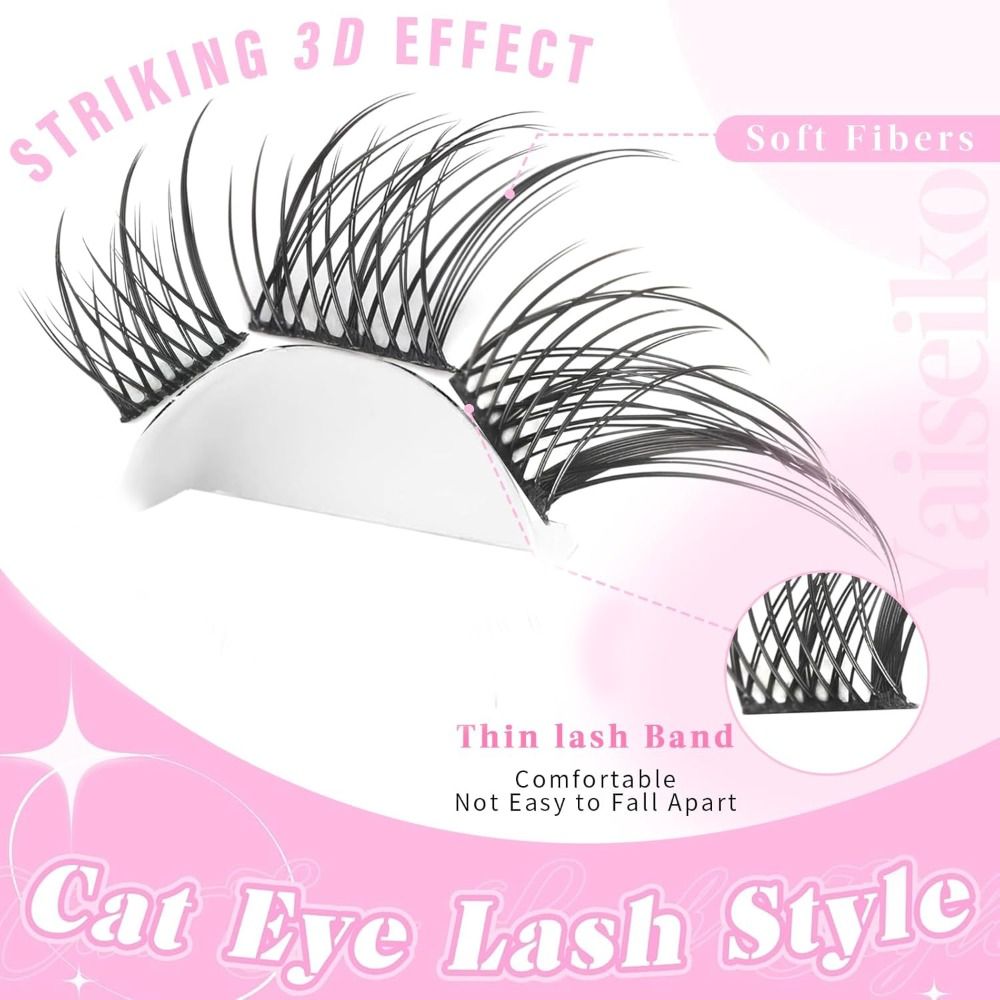 New 3D Cat Eye Self Adhesive L – Eyelash Extension Cat Eye Wispy recenzja i cena