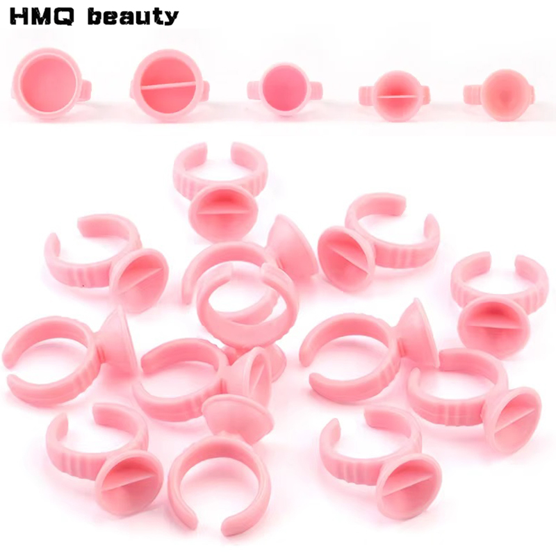 100pcs Disposable Glue Rings P – Eyelash Extension Guide recenzja i cena
